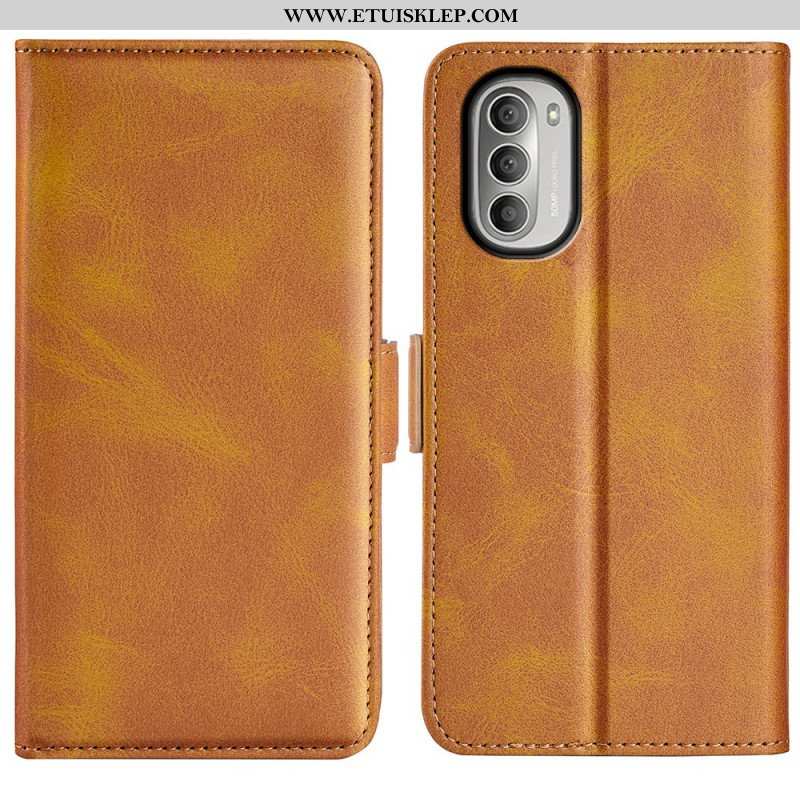 Etui Na Telefon Pokrowce do Moto G51 5G Etui Folio Podwójna Klapa
